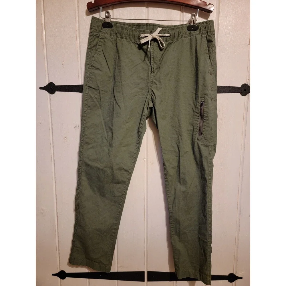 Vuori Pants Mens Ripstop Climber Slim Green V412 Hiking Camp Canvas Size XL